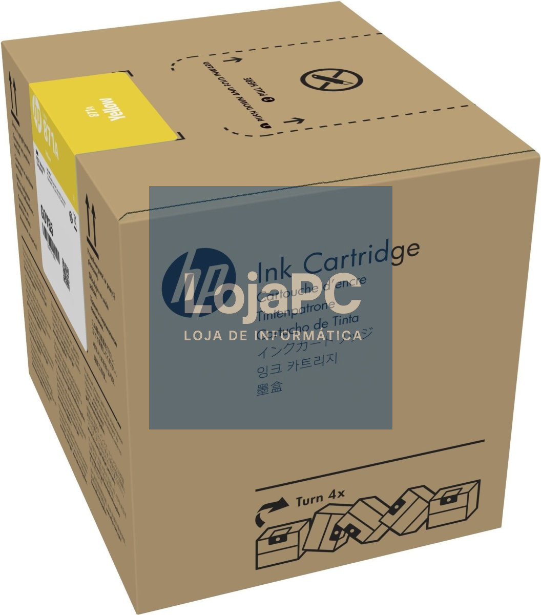 HP 871C 3L Yellow Latex Ink Cartridge