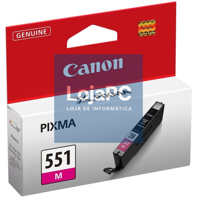 Tinteiro Original Canon CLI-551M/ Magenta