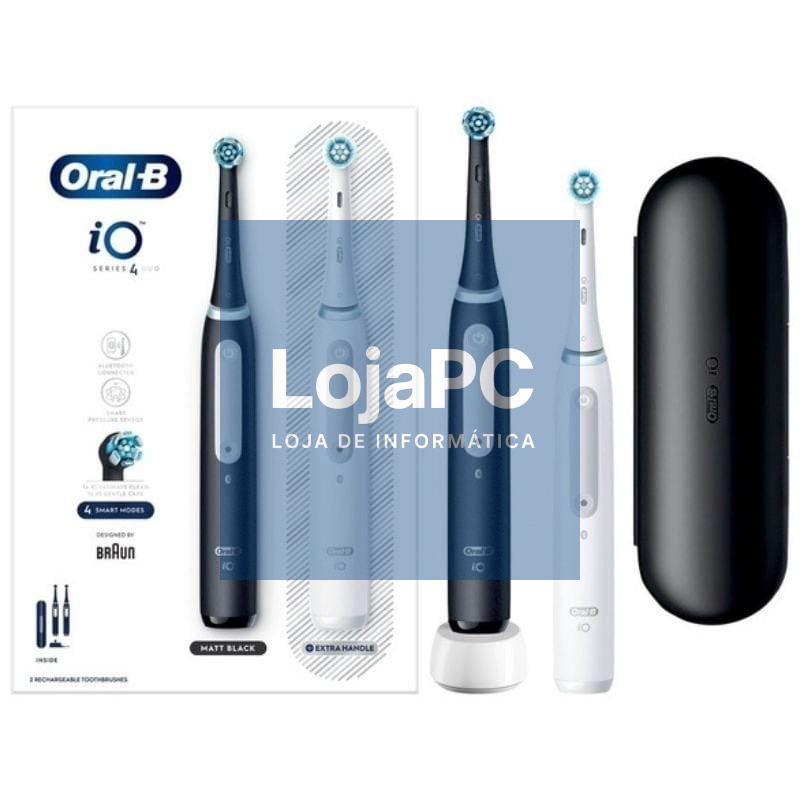 Escova Dental Oral-B iO Series 4 Dúo/ inclui Capa