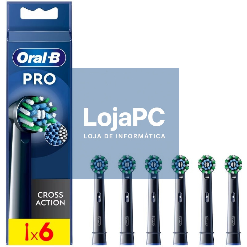 Cabezal de Recambio para Escova Oral-B Pro Cross Action/ Pack 6 uds