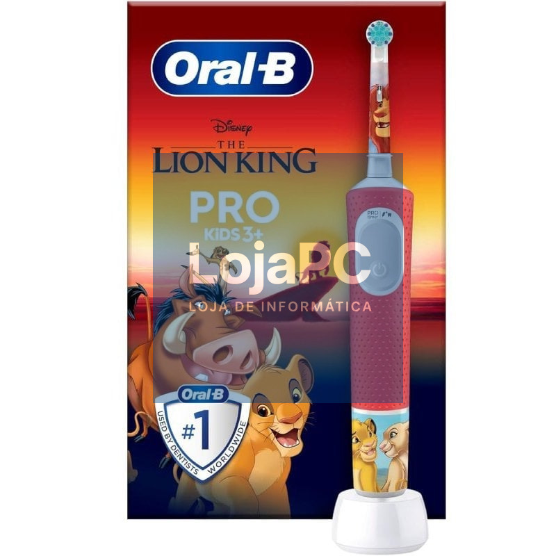 Escova Dental Oral-B Pro Kids 3 Rey León/ inclui 1 Recambio