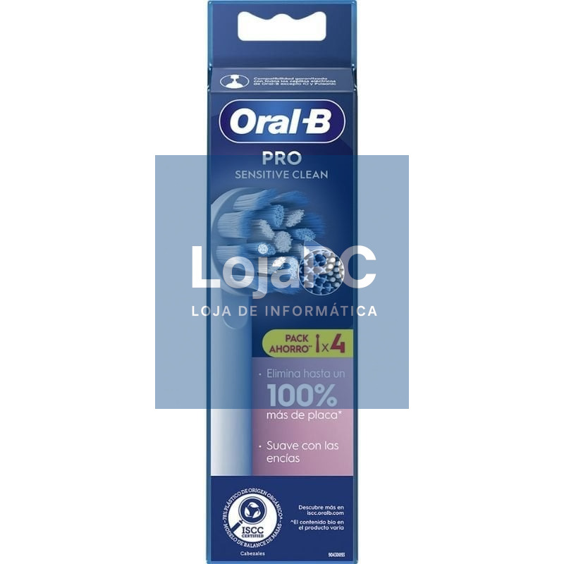 Cabezal de Recambio para Escova Oral-B Pro Sensitive/ Pack 4 uds