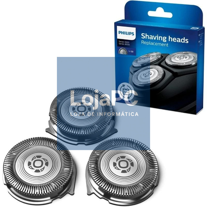Cabezal de Reemplazo para Afeitadora Eléctrica Philips Series 3000 y 1000/ Pack 3