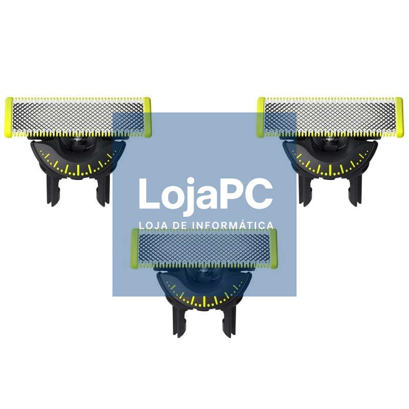 Cabezal de Reemplazo para Afeitadora Eléctrica Philips OneBlade/ Pack 3
