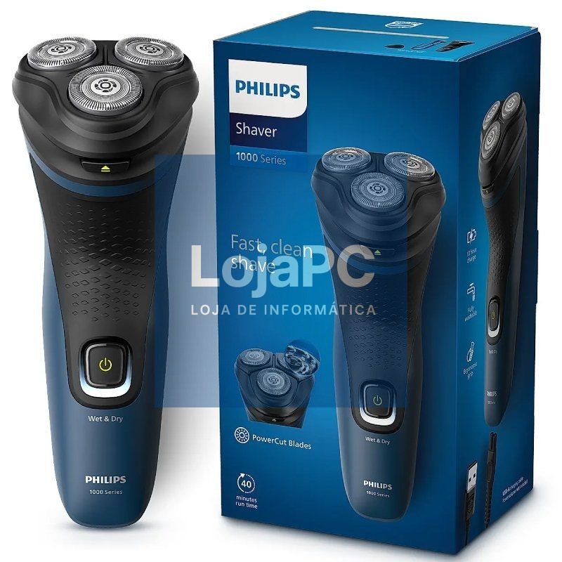Afeitadora Philips Wet and Dry S1151/ com Bateria