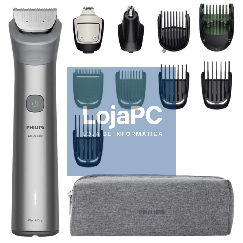 Cortapelos All-In-One Trimmer Philips Series 5000 MG5941/ com Bateria/ 11 Acessórios