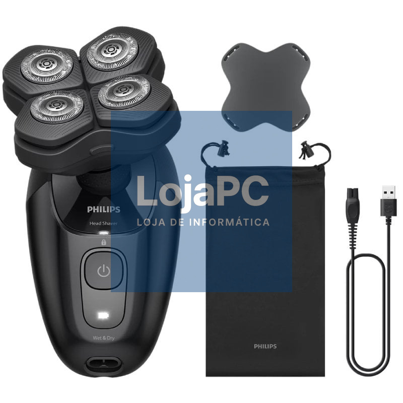 Afeitadora Philips Head Shaver Pro 5000 Series HS5980/15/ com Bateria