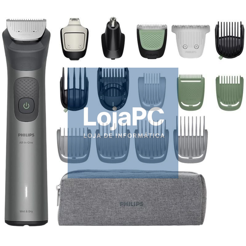 Recortadora Philips All in One 7000 Series MG7941/15/ com Bateria/ 17 Acessórios