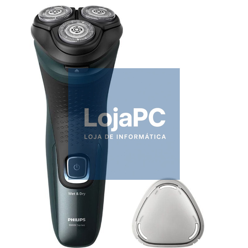 Afeitadora Philips Shaver Series 3000X X3052/ com Bateria/ 2 Acessórios