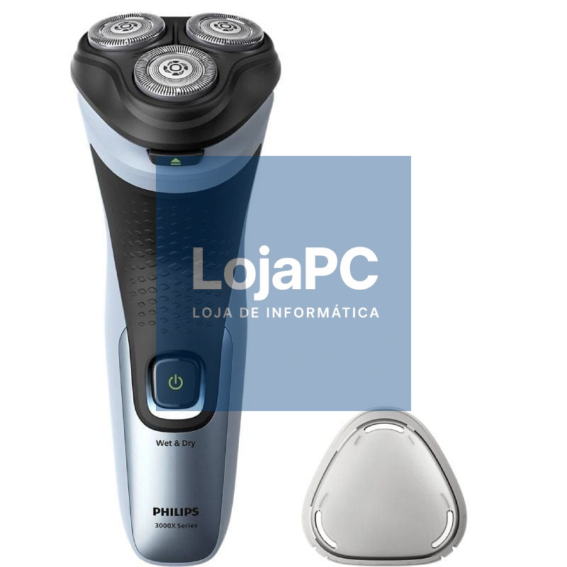 Afeitadora Philips Shaver Series 3000X X3063/ com Bateria/ 2 Acessórios