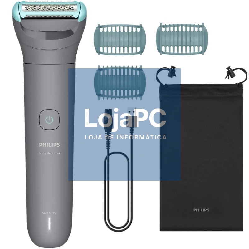 Cortabarbas Philips Body Groomer BG3485/15/ com Bateria/ 3 Acessórios