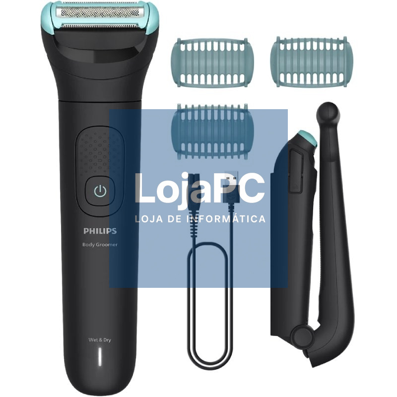 Cortabarbas Philips Beardtrimmer series 5000 BG5475/15/ com Bateria/ 4 Acessórios