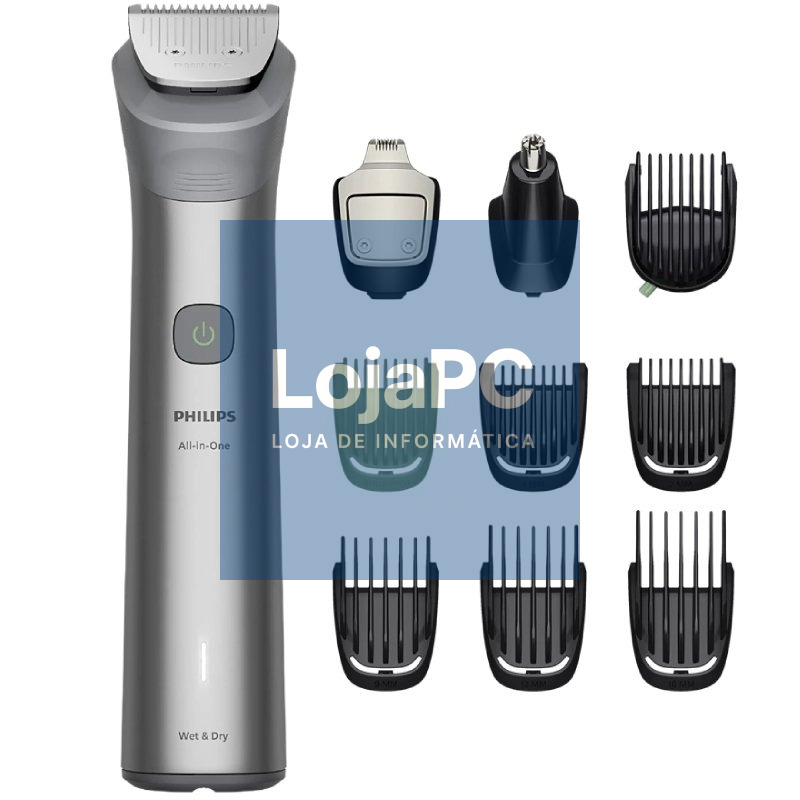 Cortapelos All-In-One Trimmer Philips Series 5000 MG5921/15/ com Bateria/ 10 Acessórios