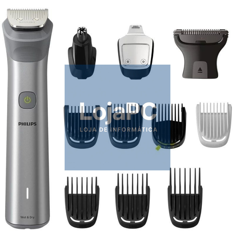 Cortapelos Multigroom Series 5000 Philips MG5940 com Bateria/ 12 Acessórios