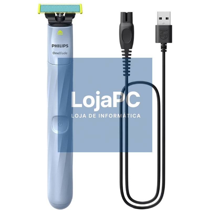 Cortabarbas Philips Oneblade QP1324/20/ com Bateria