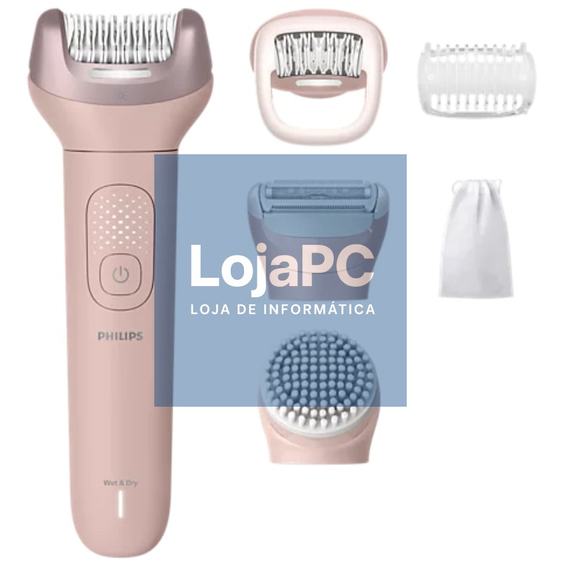 Depiladora Philips Epilator Series 9000 BRE718/ com Bateria/ 6 Acessórios