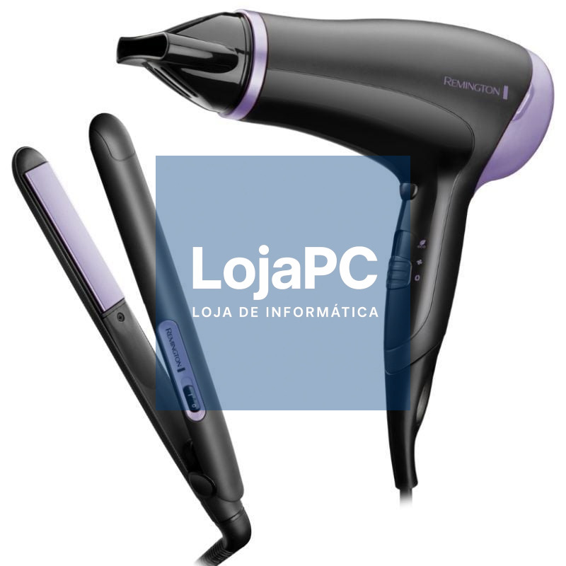 Pack Secador y Plancha para el Pelo Remington Style Essentials