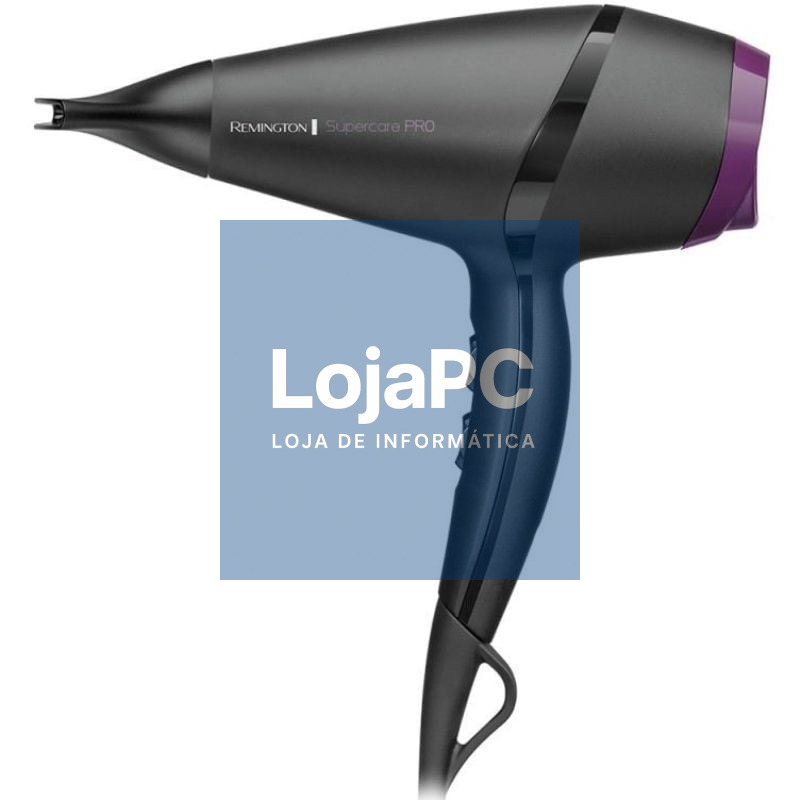 Secador Remington SuperCare Pro 2100 AC7100/ 2100W/ Iónico/ Preto y Lila