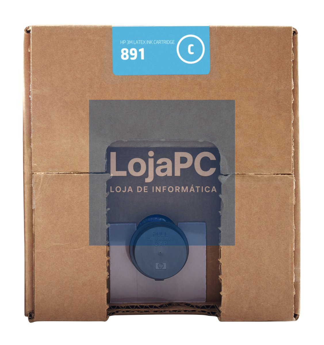 HP 3M 891 10L Cyan Latex Ink Cartridge