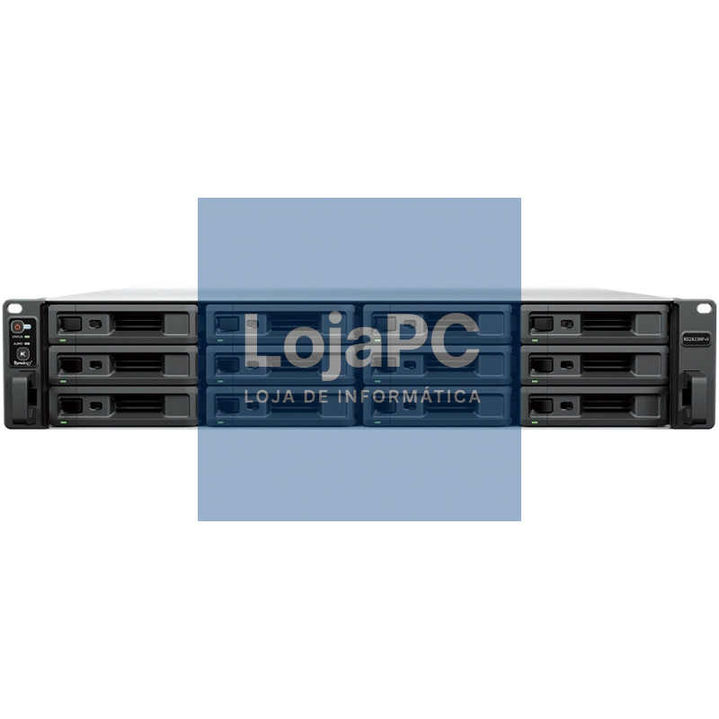 NAS Synology RackStation RS2423RP+II/ 12 Baía 3.5'- 2.5'/ 8GB DDR4/ Formato Rack