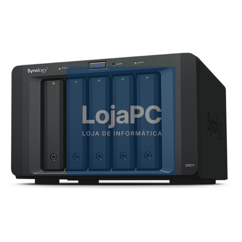Unidade de Expansion Synology UNIT DX517/ 5 Baías 3.5'- 2.5'/ Formato Torre