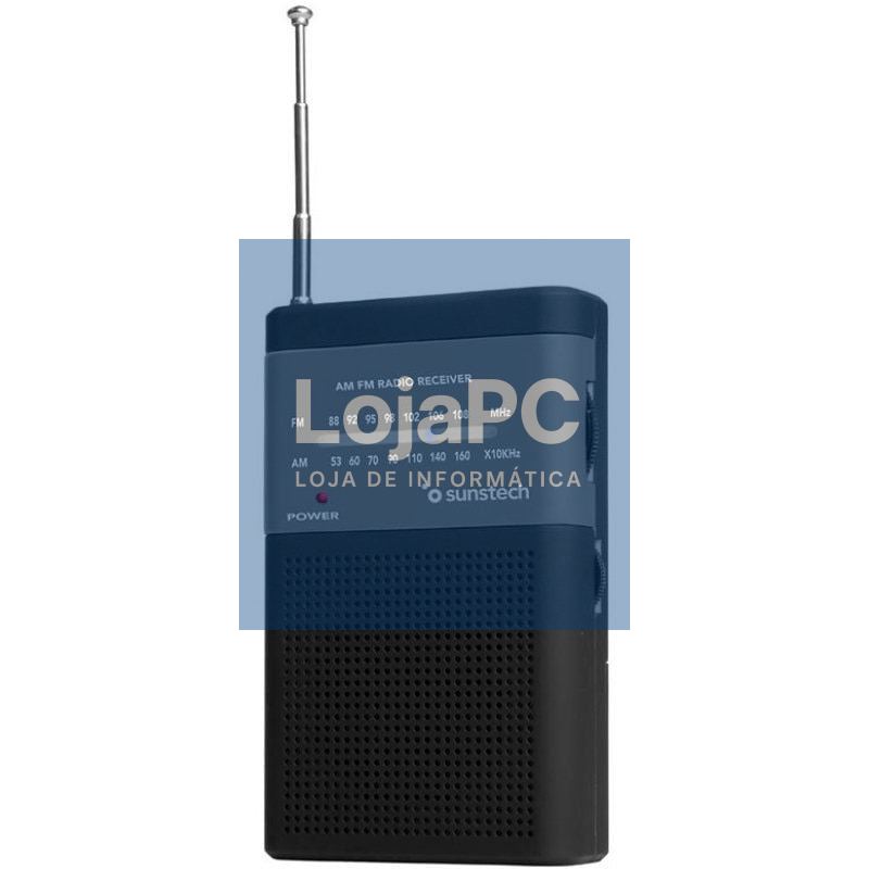 Radio Portátil Sunstech RPS42BLISBK/ Preta