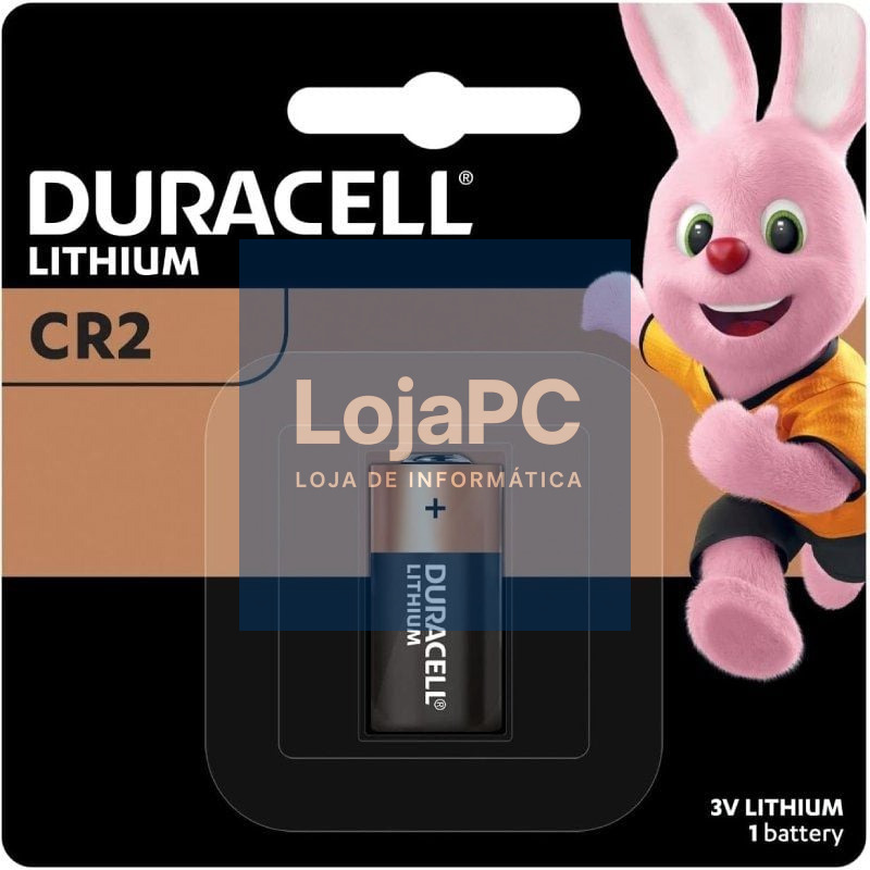 Pilha CR2 Duracell CR2 Lithium/ 3V/ Lítio