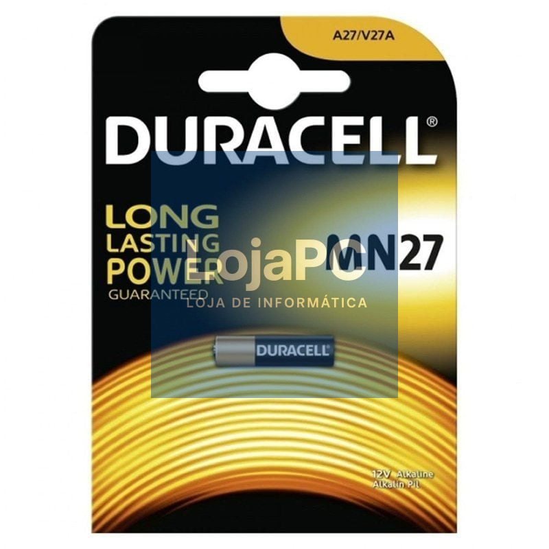Pilha A27 Duracell MN27/ 12V/ Alcalinas