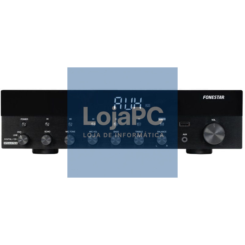 Amplificador estéreo Fonestar AS-6060/ 120W