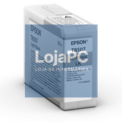 Tinteiro EPSON T8509 Cinzento Claro - SureColor SC-P800