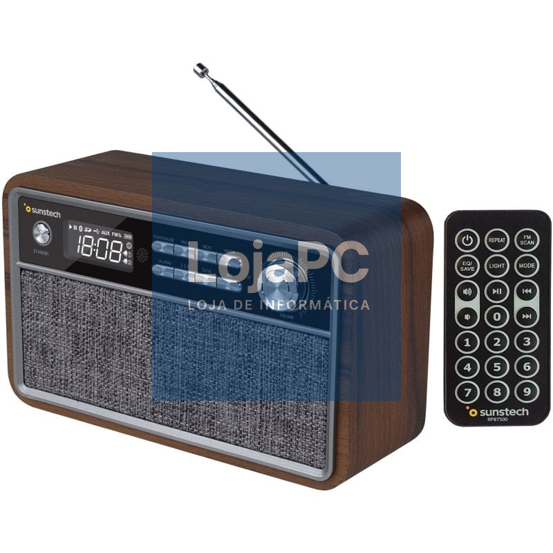 Radio Vintage Sunstech RPBT500/ Madera