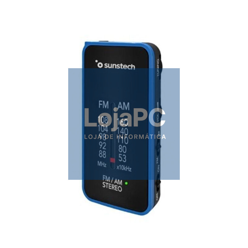 Radio Portátil Sunstech RPC6BL/ a Pilhas/ Azul