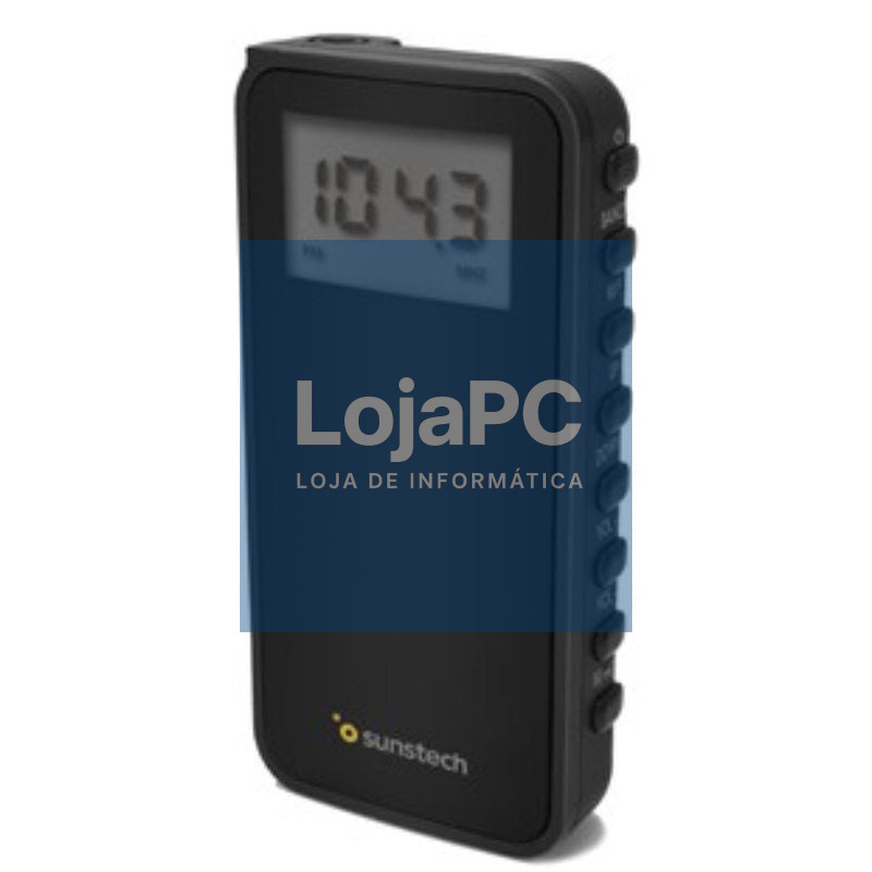 Radio Portátil Sunstech RPD23/ a Pilhas/ Preta