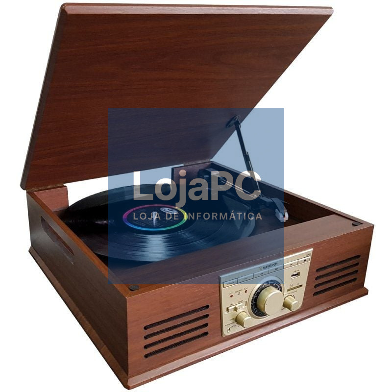 Tocadiscos Sunstech PXR32/ Bluetooth/ Radio FM/ Conversor a MP3