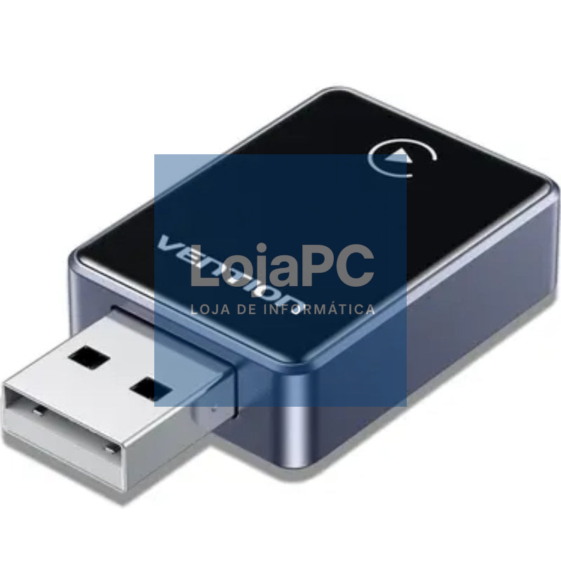 Adaptador CarPlay/Android Auto sem fios Vention KRYH0