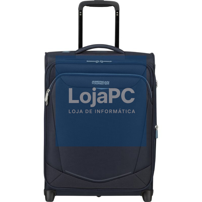 Maleta de Cabina American Tourister Upright SummerRide 55cm/ 55x40x20cm/ 2 Rodas/ Azul Marino