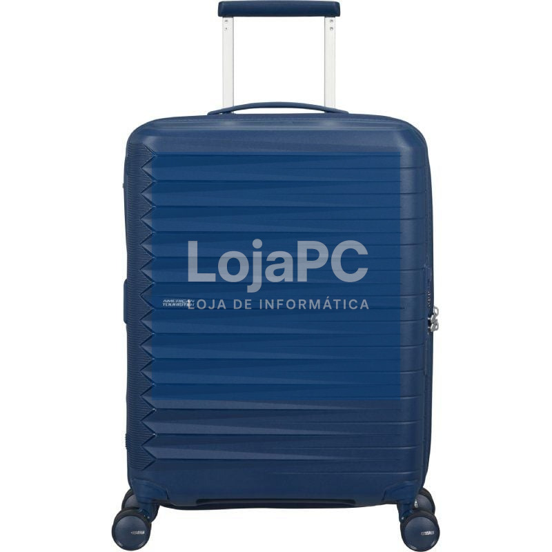Maleta de Cabina American Tourister FastForward Spinner Expansible 55cm/ 55x40x23cm/ 4 Rodas/ Azul Marino