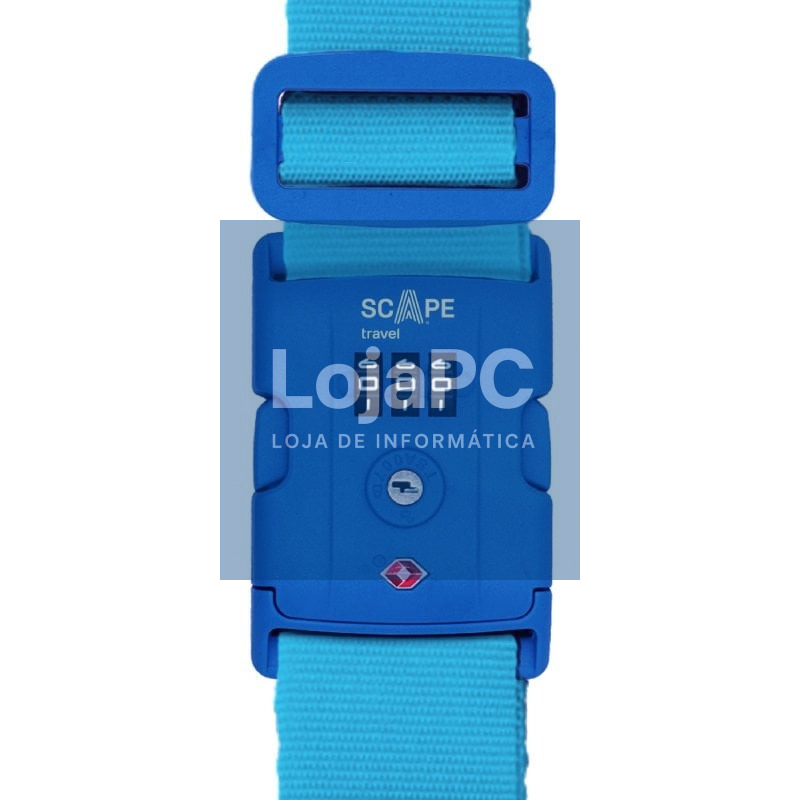 Correia para Maleta com Combinación Scape Travel E0120/ Azul
