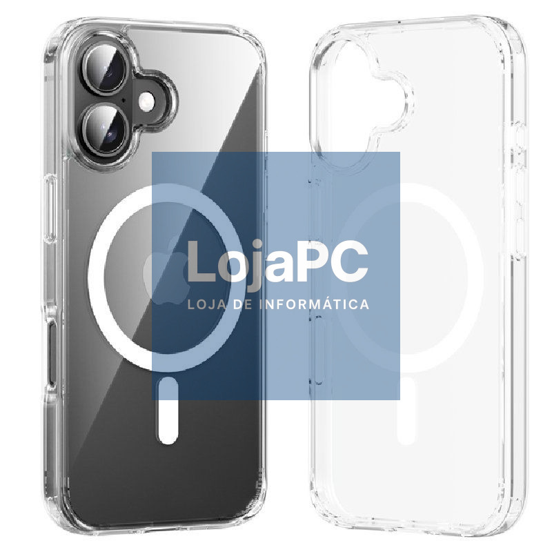 Capa Dura com Magsafe Vention KUGT0-20/ Compatível com iPhone 16 Plus/ Transparente