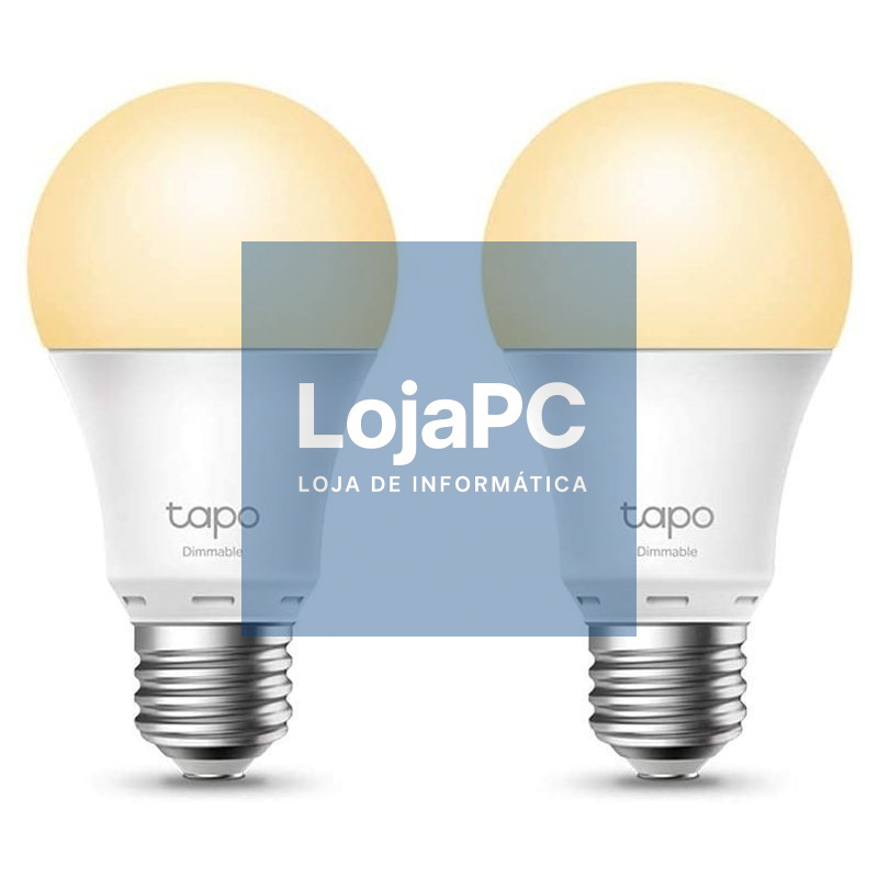 Bombilla Inteligente TP-Link Tapo L510E/ Casquillo E27/ 8.7W/ 806 Lúmenes/ 2700K/ Pack 2