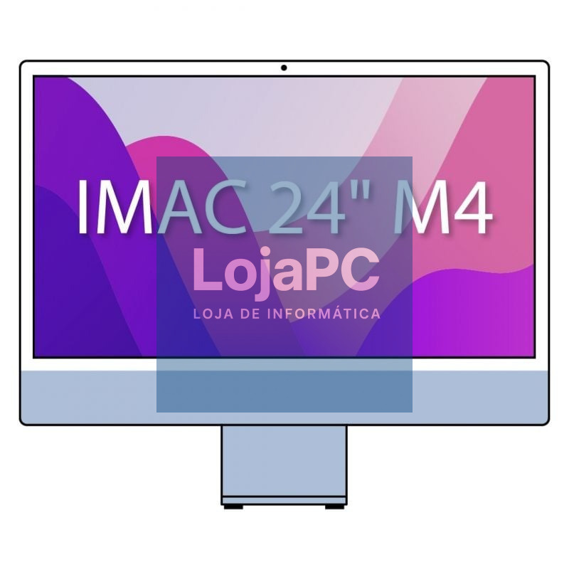 Apple iMac 24' Retina 4,5K / M4 10-Core CPU/ 24Gb/ 512Gb SSD/ 10-Core GPU/ Azul