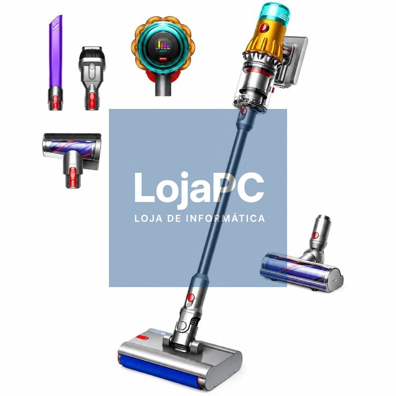 Aspirador Escoba com bateria Dyson V12s Detect Slim Submarine/ 140W/ Autonomia 60 Min