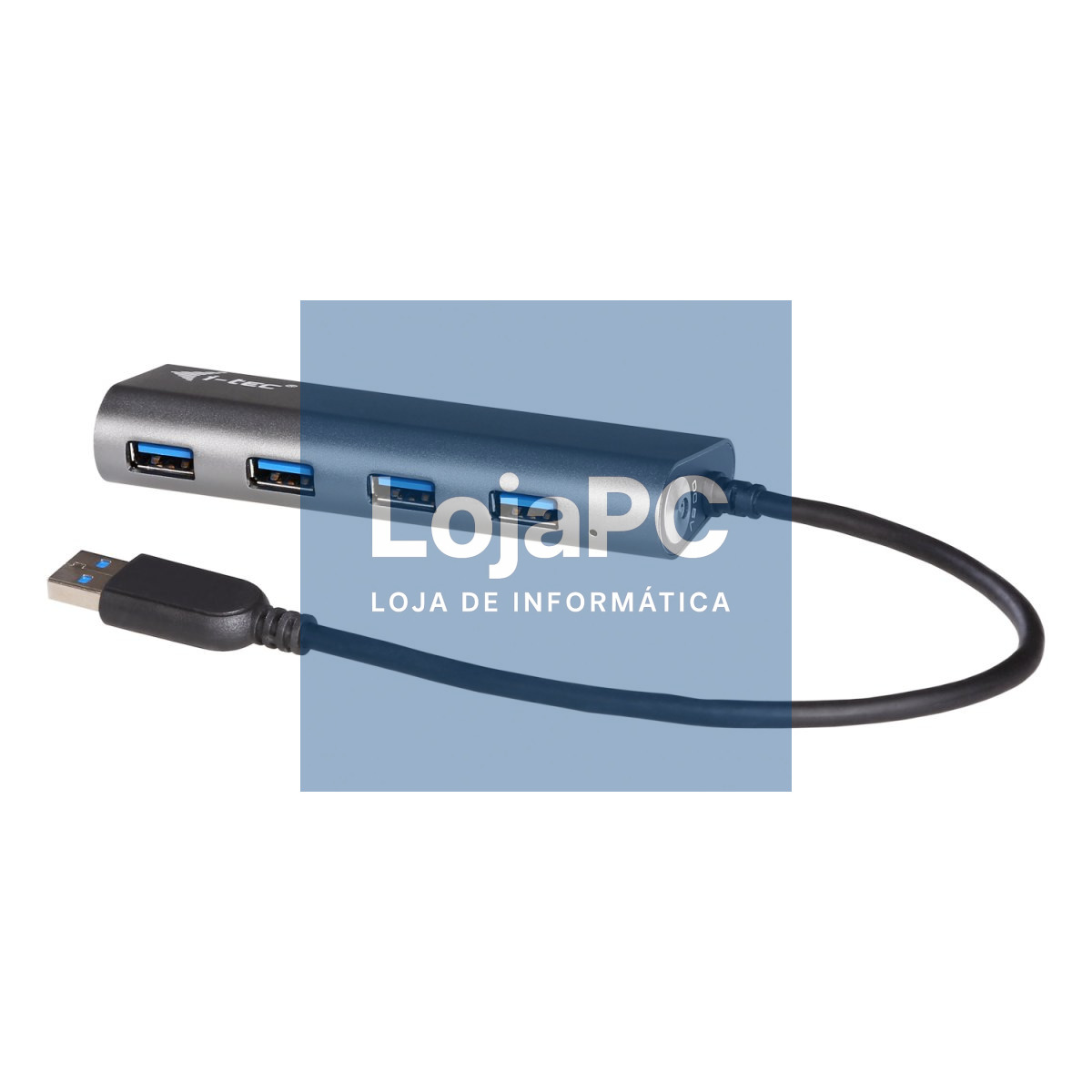 Hub de carregamento i-tec USB 3.0 Hub 4 portas - Metal