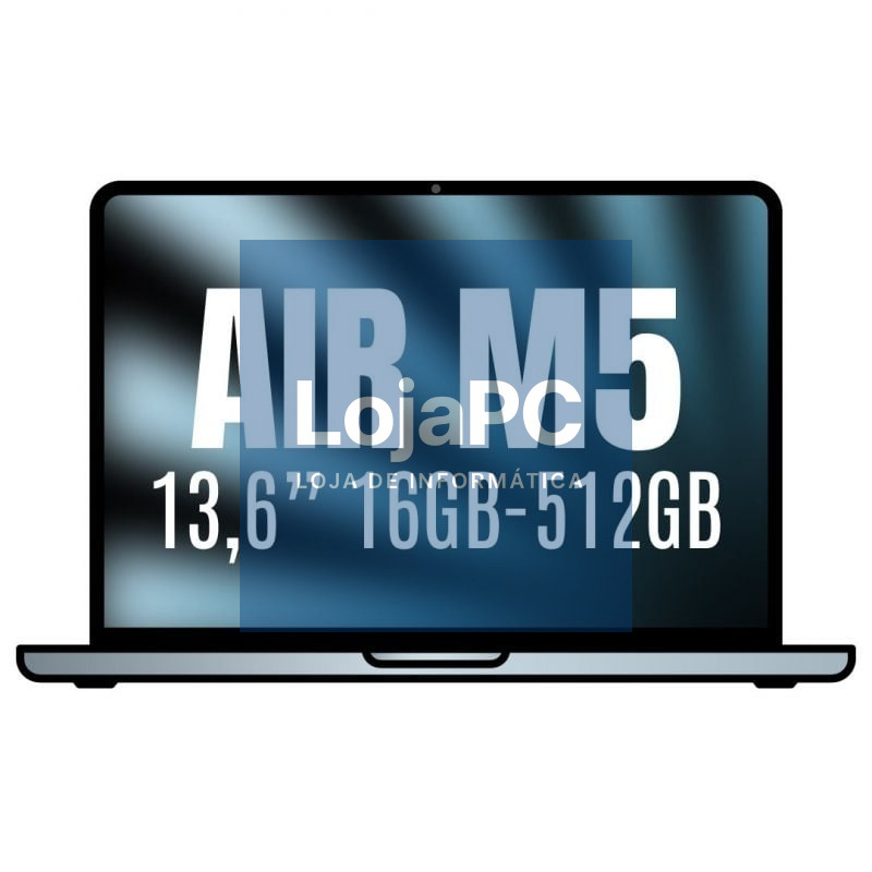 Apple Macbook Air 13,6'/ M5 10-Core CPU/ 16GB/ 512GB SSD/ 8-Core GPU/ Azul