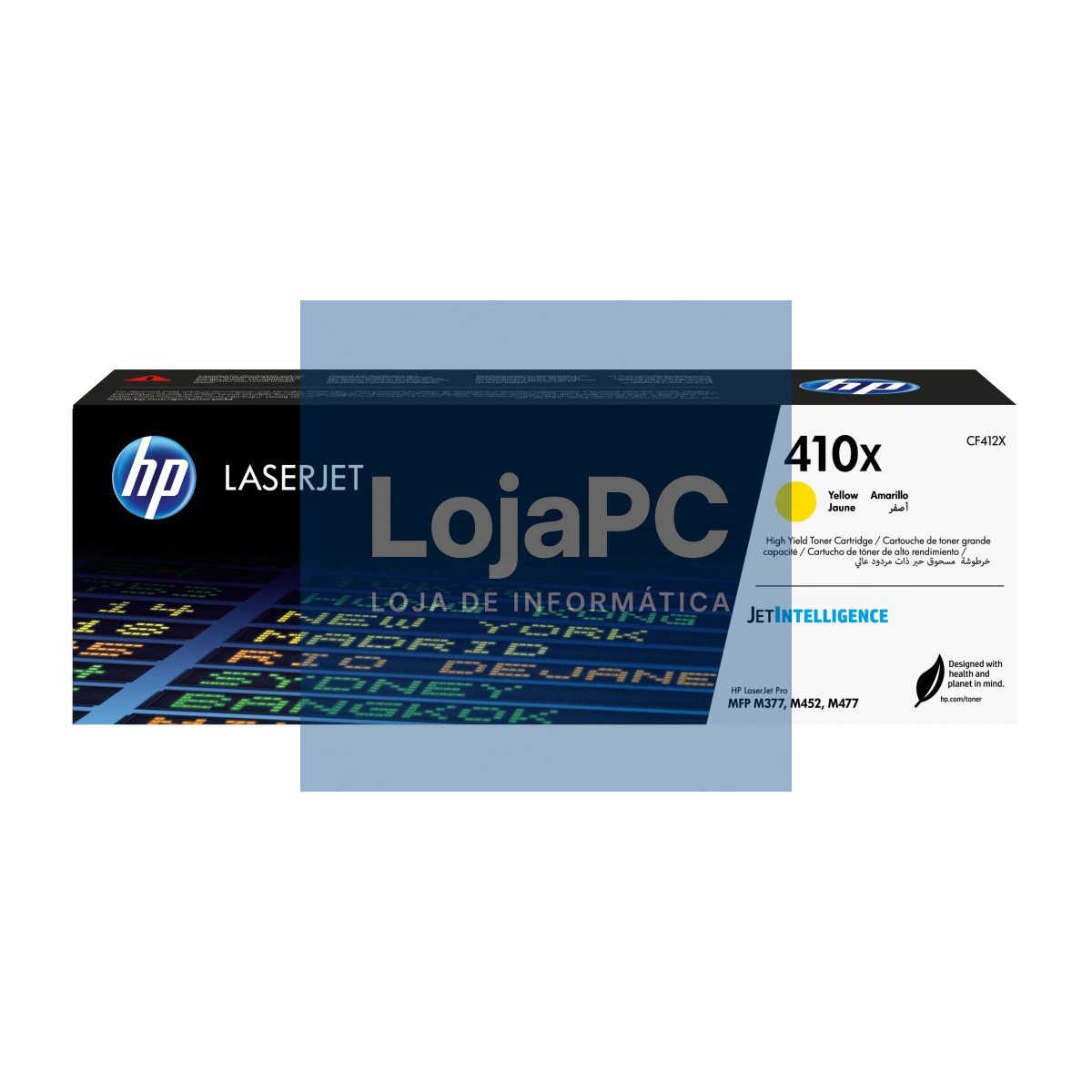 HP 410X original Toner cartridge CF412X yellow HY