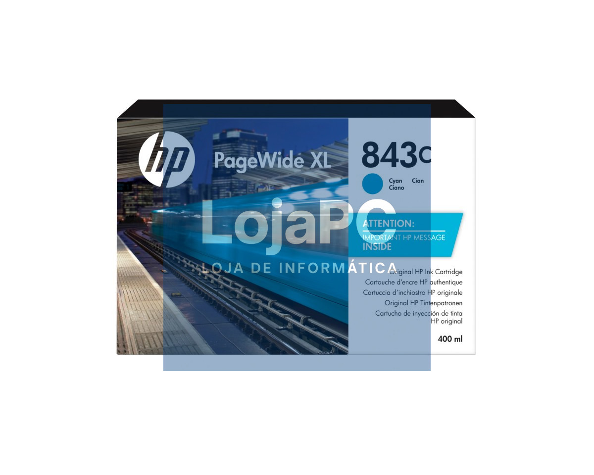 HP 843C ink cartridge cyan 400ml