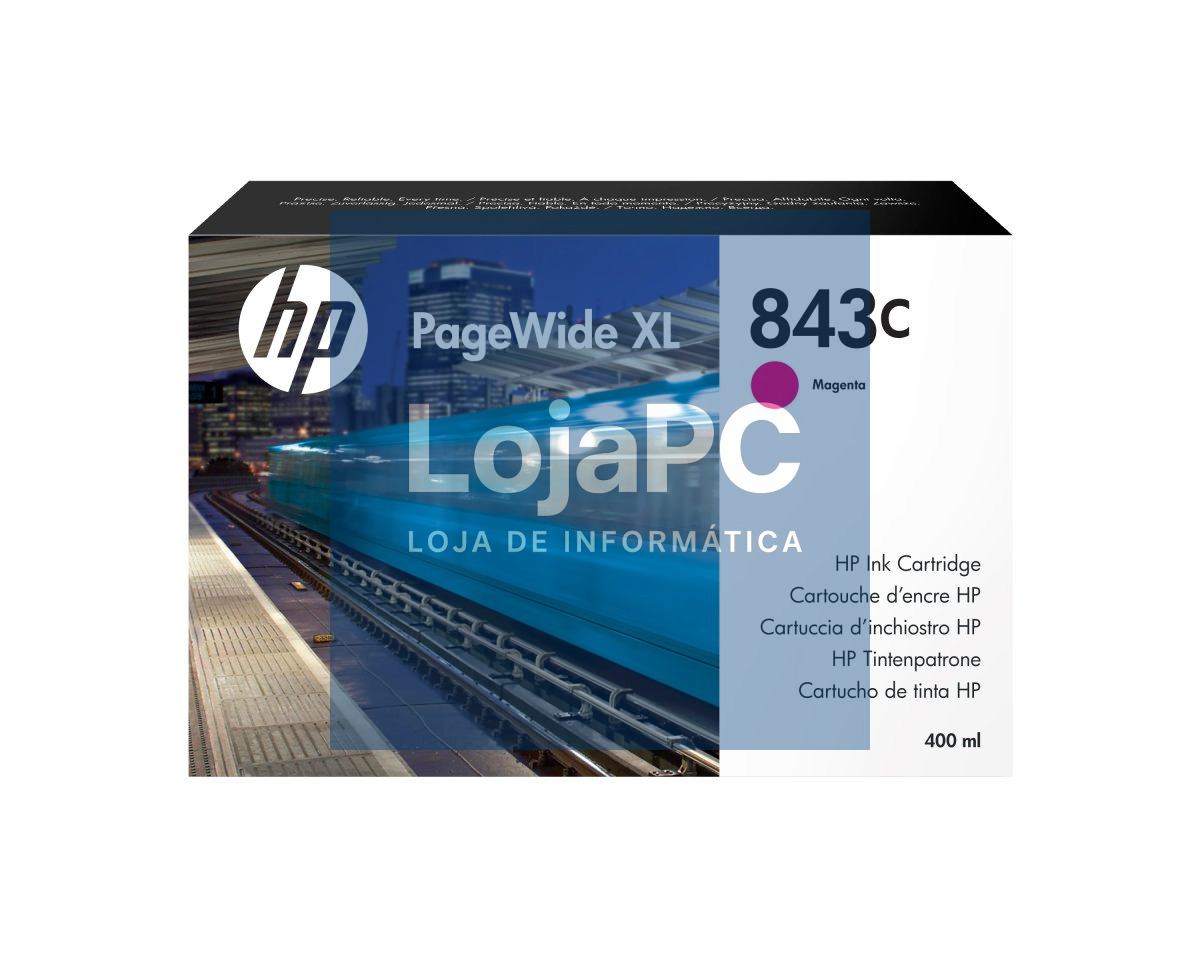 HP 843C ink cartridge magenta 400ml