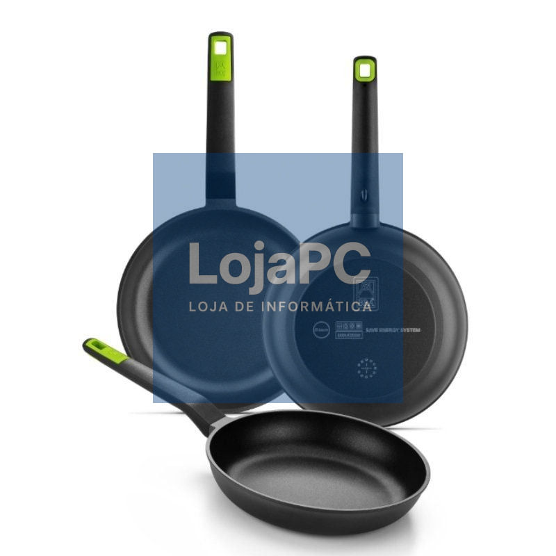 Pack 3 Sartenes Bra Gastro A841201/ Ø18cm/ Ø22cm/ Ø26cm/ Apta para Inducción