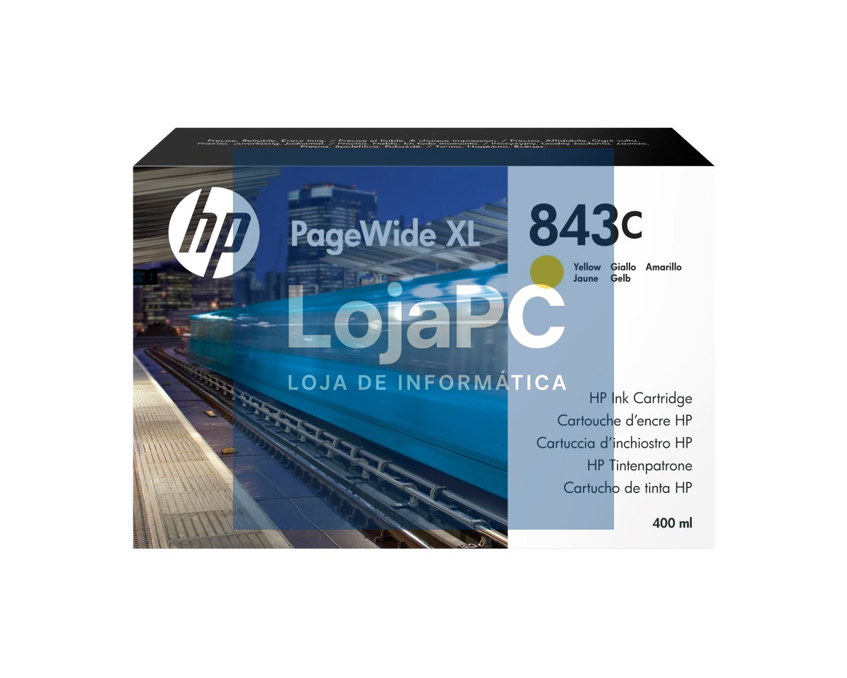 HP 843C ink cartridge yellow 400ml