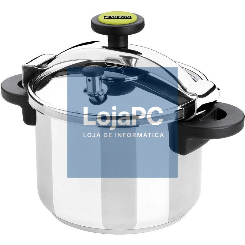 Olla a Presión Monix Classica M530003/ Ø24cm/ 8L/ Acero Inoxidable/ Apta para Inducción